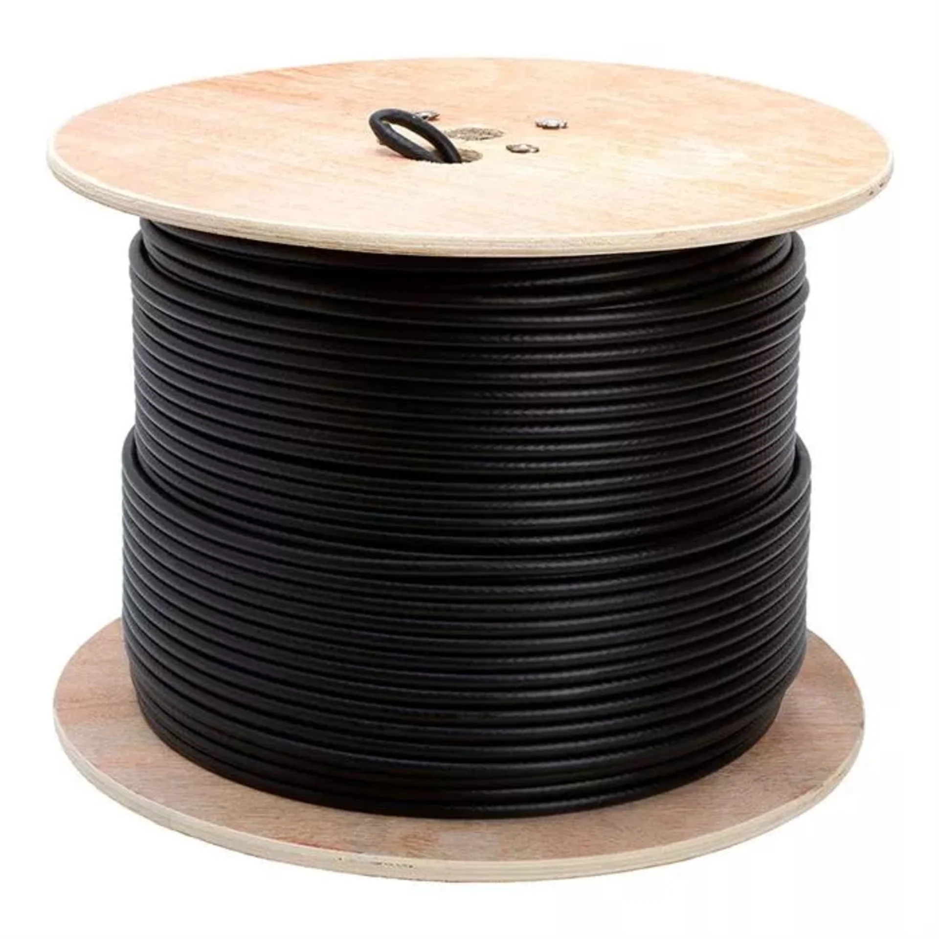 Кабель витая пара LANsens UTP, 4 пары Cat.5e, PE, outdoor messenger, master, 305м