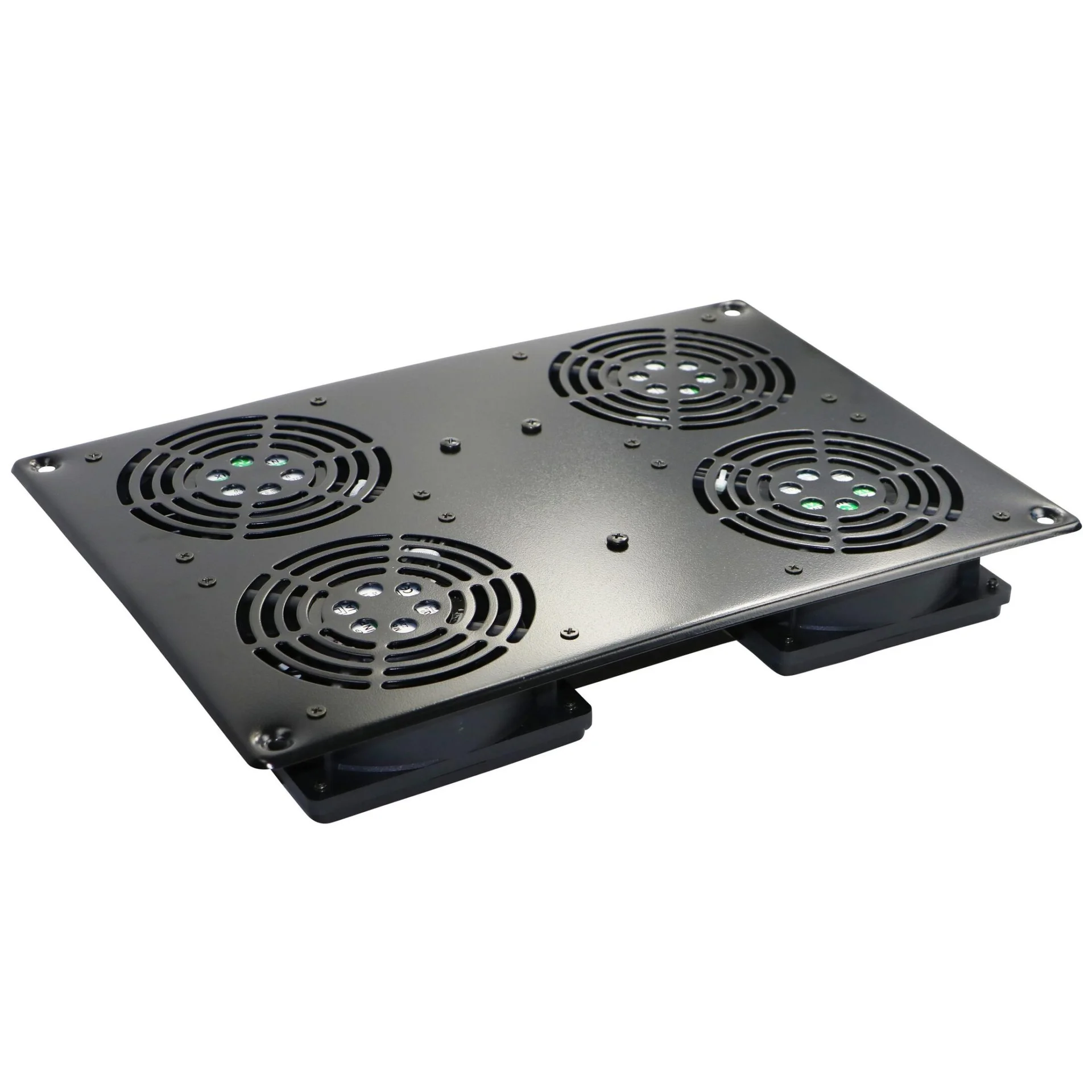 Вентиляторная панель LANsens 4 вентилятора х 12см, шнур питания с вилкой Schuko