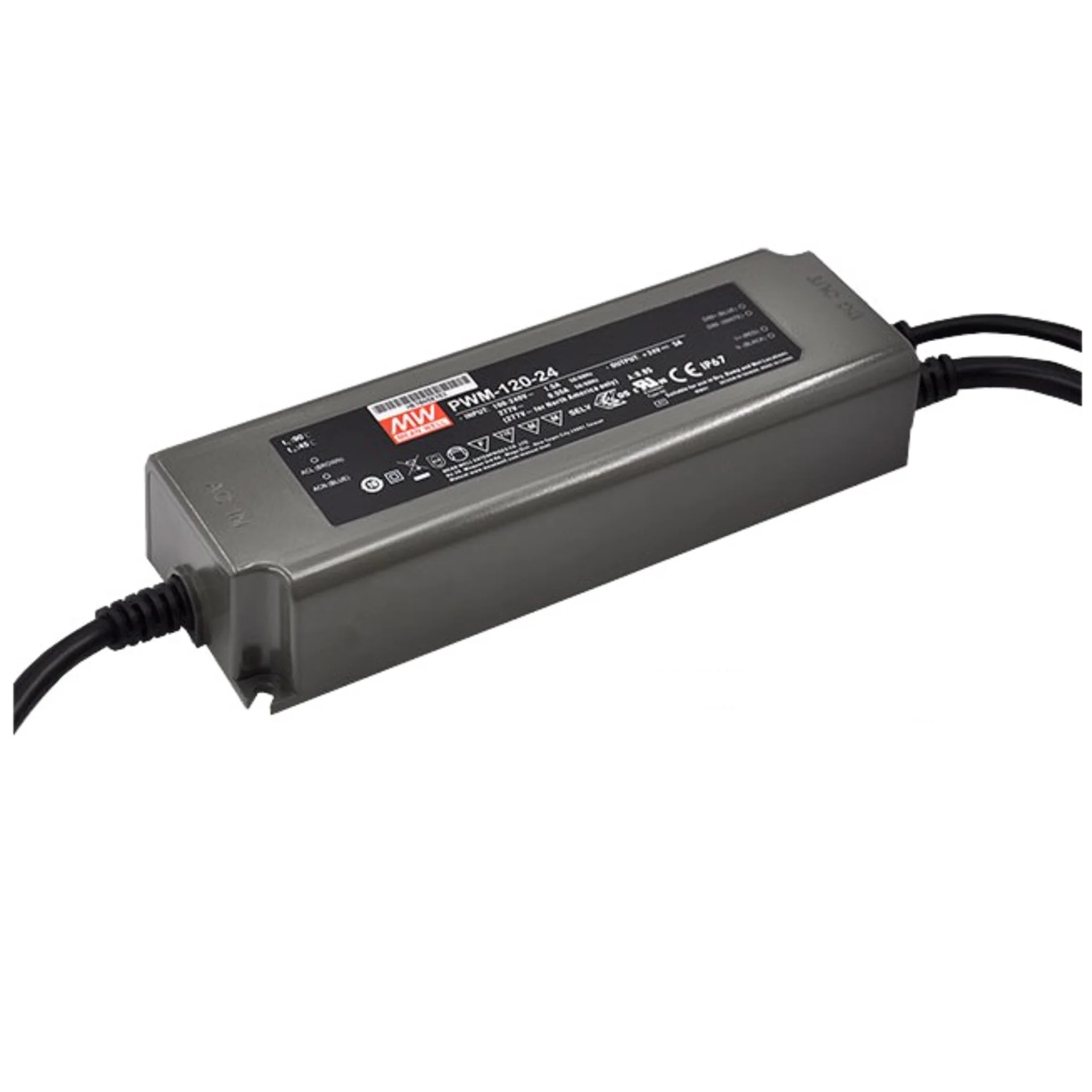 PWM-120-24DA, AC/DC LED, блок питания для светодиодного освещения.
