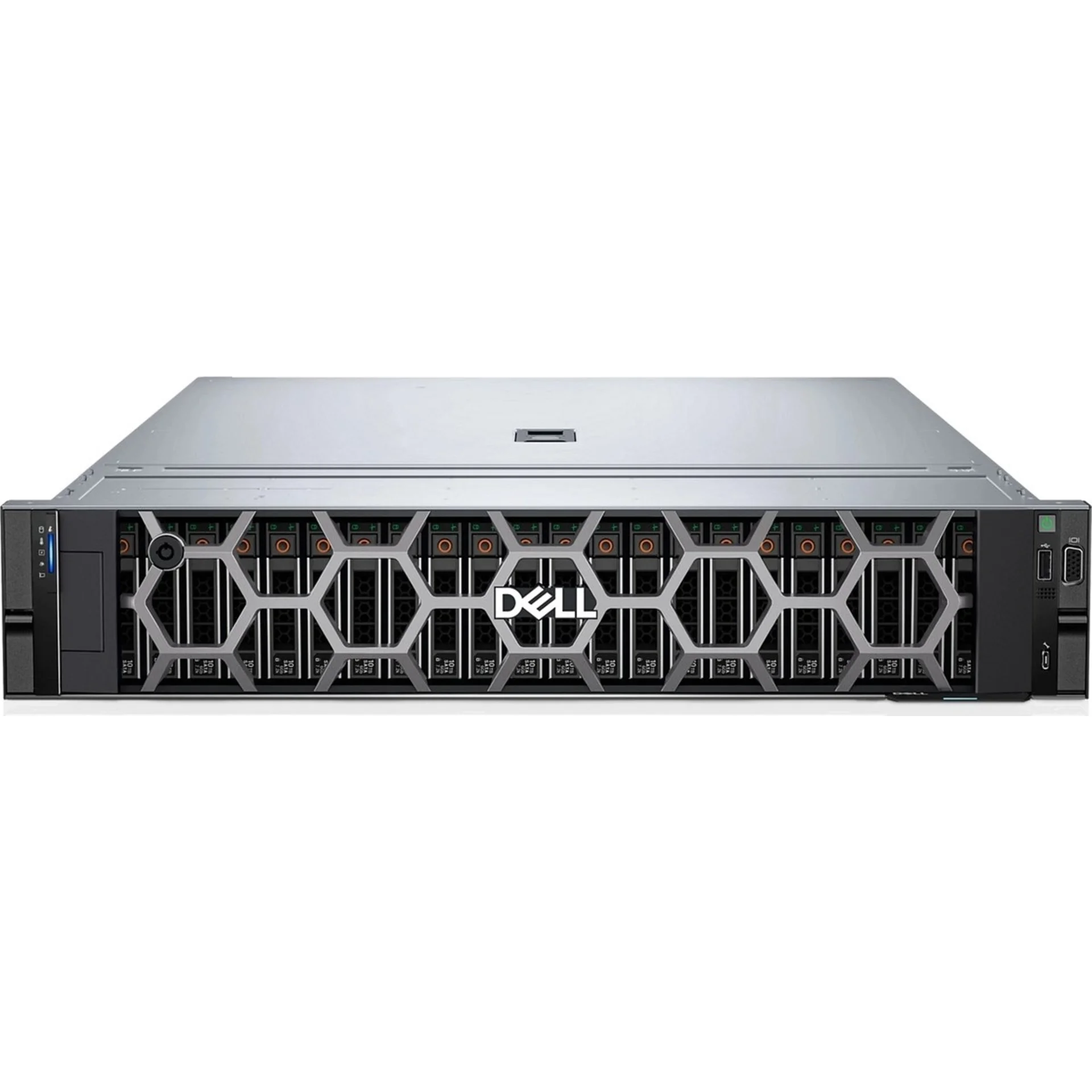 Сервер DELL PowerEdge R7625, 2 x AMD EPYC 9654, 6144GB RAM, 2x1920GB SATA SSD, 1x960GB SATA SSD, PERC H755, 2x10/25G SFP+ B57414, Idrac9 Ent, Rail Kit
