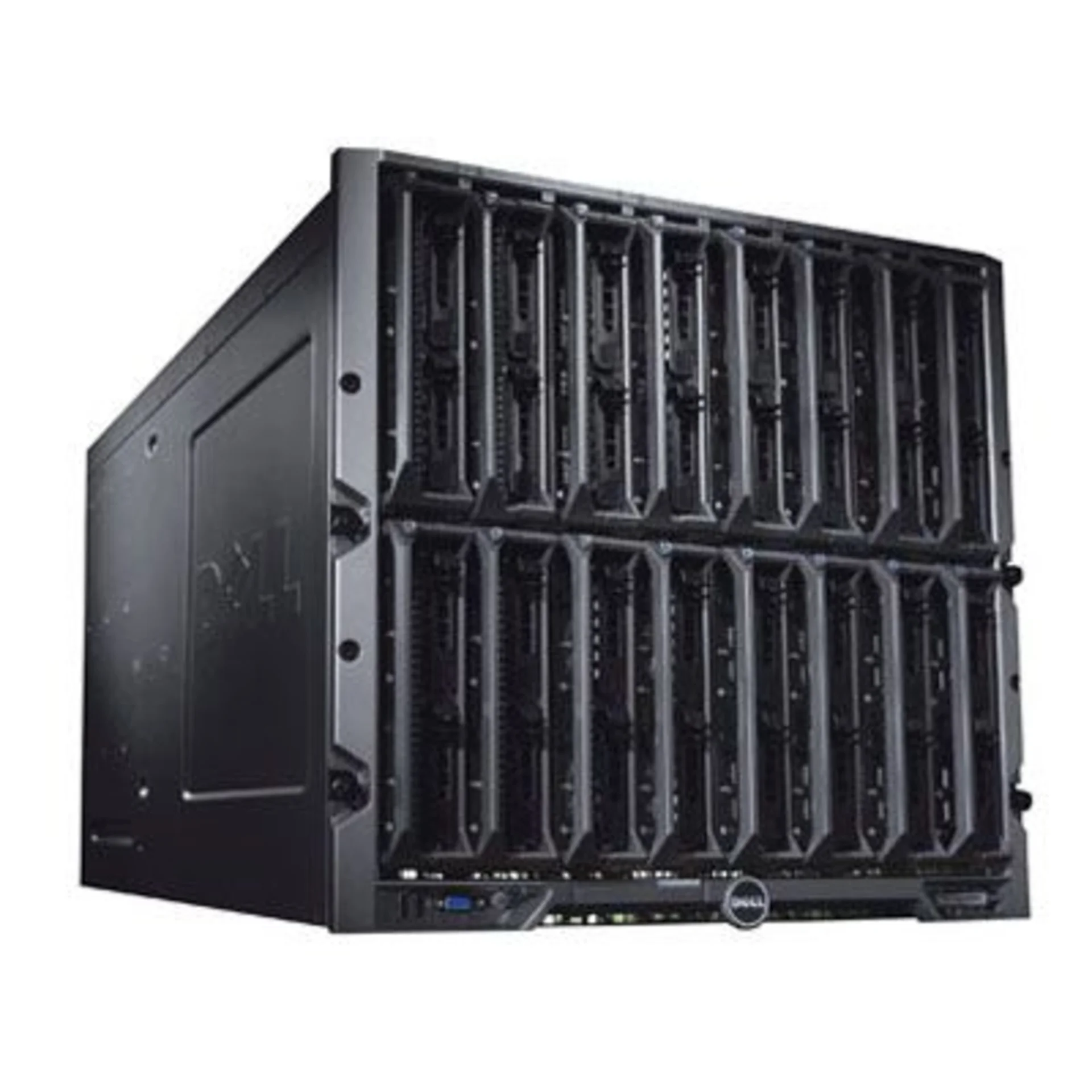 Шасси Dell PowerEdge M1000e, скомплектованное (1xiKVM, 2xCMC, 6xPS, 9xFan)