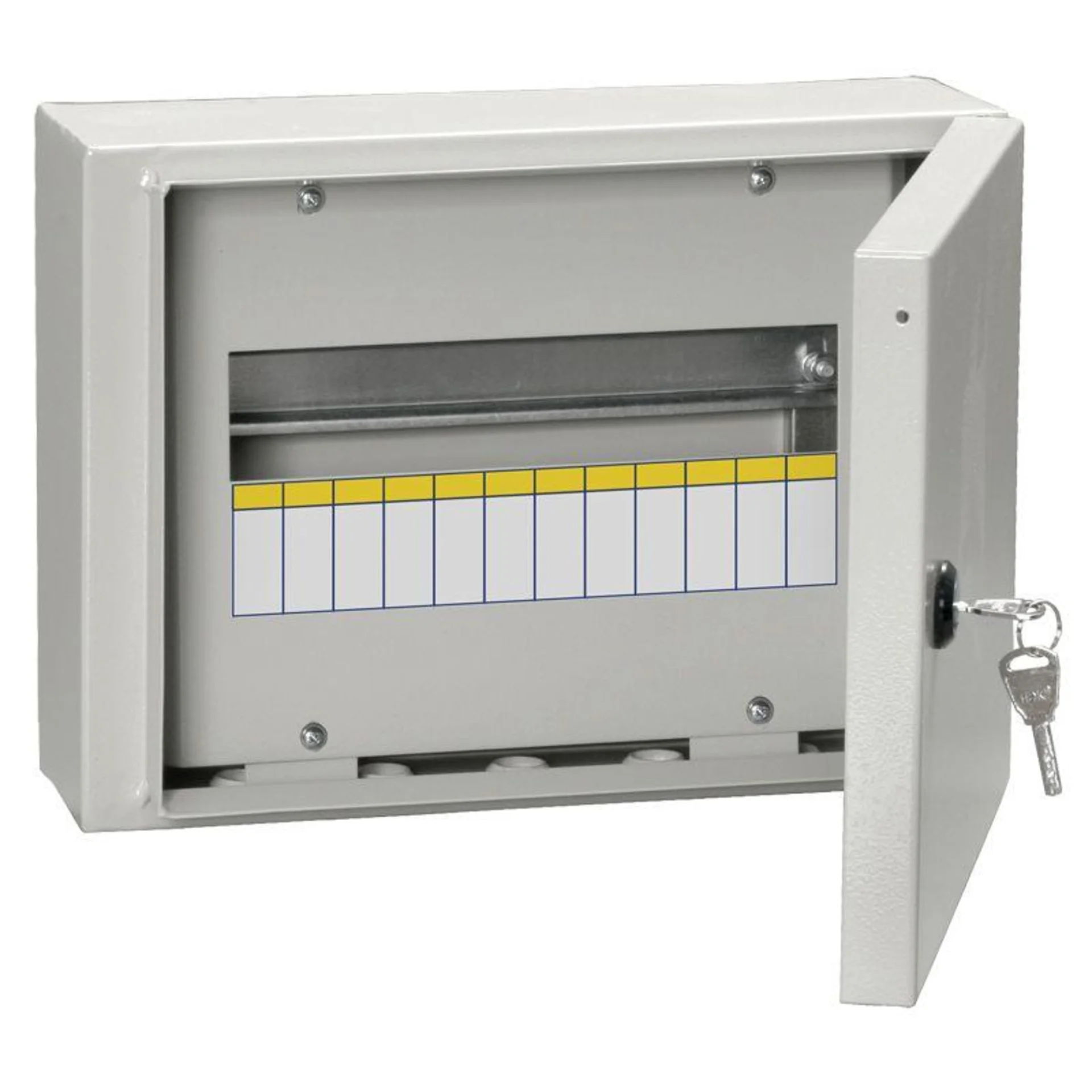 Щит распределительный IEK MKM11-N-12-54-Z TITAN 3 ЩРн-12з-0 У2 навесной 330мм 120мм 240мм металл IP5