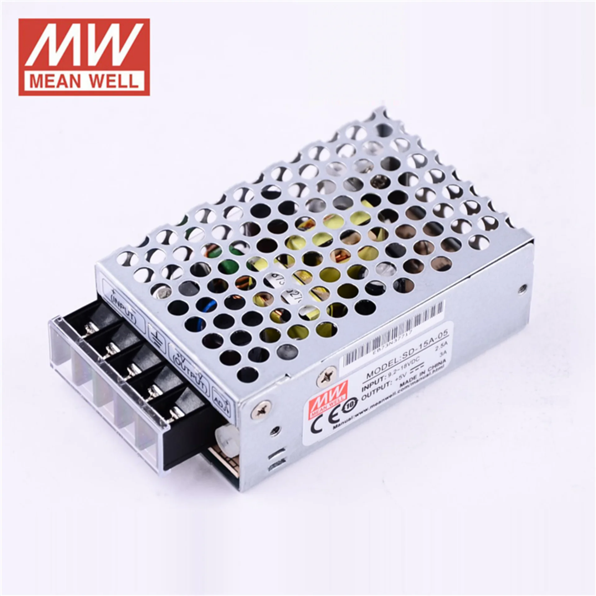 SD-15A-05, DC/DC преобразователь, 15Вт, вход 9.2...18В, выход 5В/3А