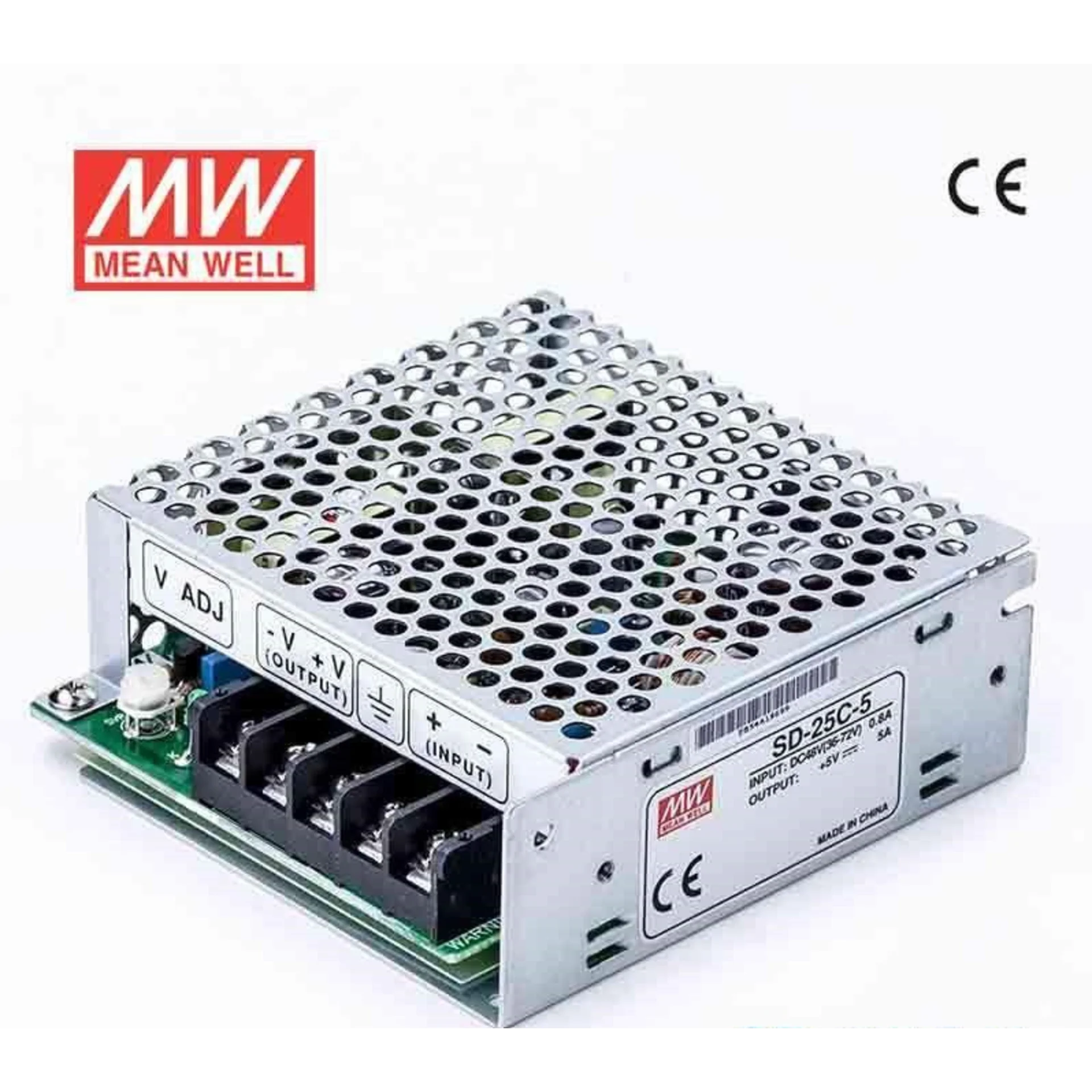 Преобразователь DC/DC , 25Вт, вход 36...72В, выход 5В/5А