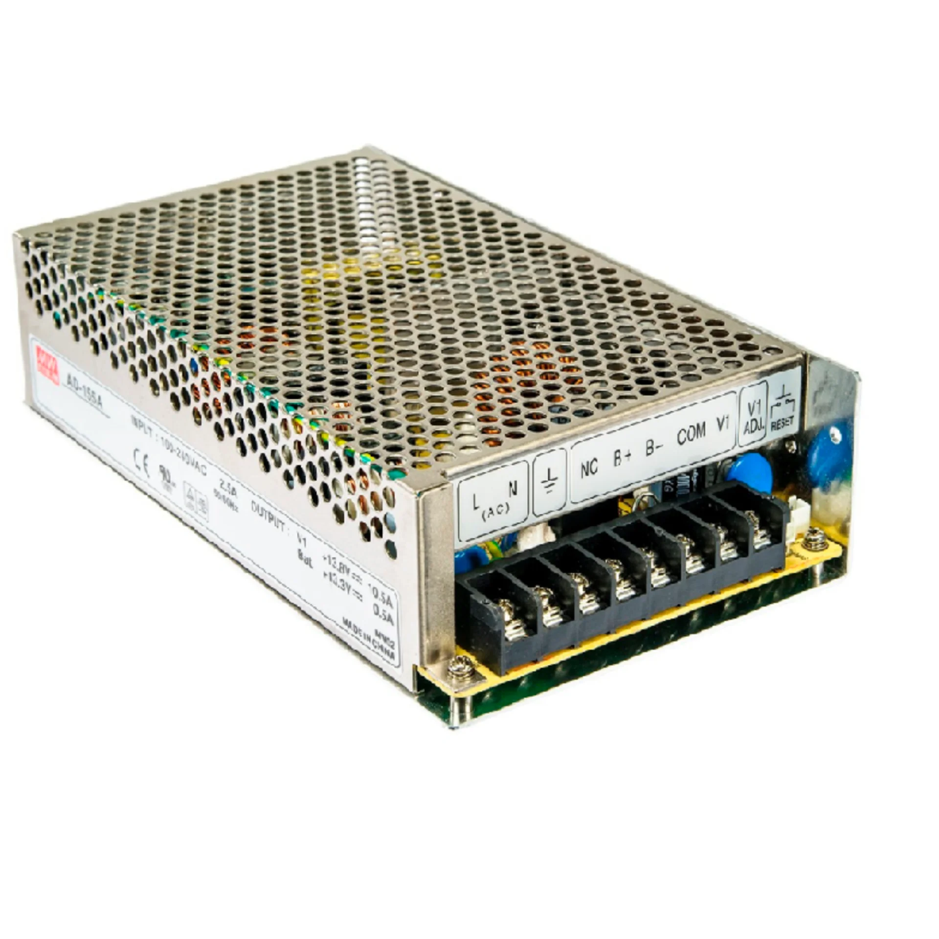 Источник питания ADD-155A, вход 88…264В AC, 47…63Гц /124…370В DC, выход 1: 13.8В/0…10.5A, выход 2: 5В/0…3A, выход 3: 13.3В/0…0.5A (Зарядник)